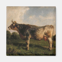 Imán Vaca en un campo (animal de granja) (de Filippo Pa