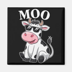 Imán Vaca Moo - Vaca de granjero divertida para hombres