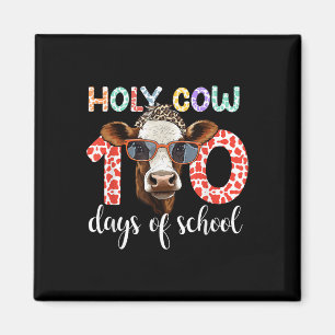 Imán Vaca Santa 100 días de maestros escolares 100 días