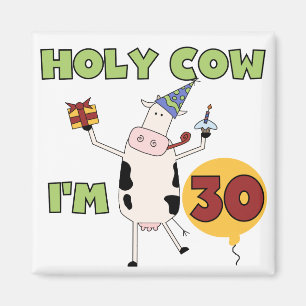 Imán Vaca santa soy 30 camisetas y regalos