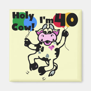 Imán Vaca santa soy 40 camisetas y regalos