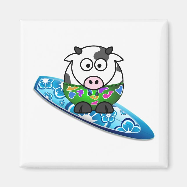 Imán Vaca surfer (Frente)