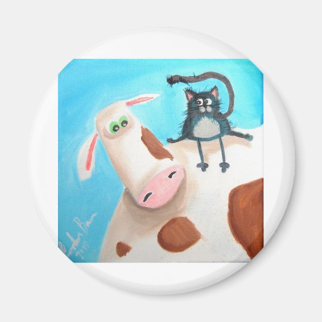 IMÁN VACA Y CAT (Frente)