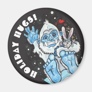 Imán ¡Vacaciones Abrazos Yeti!