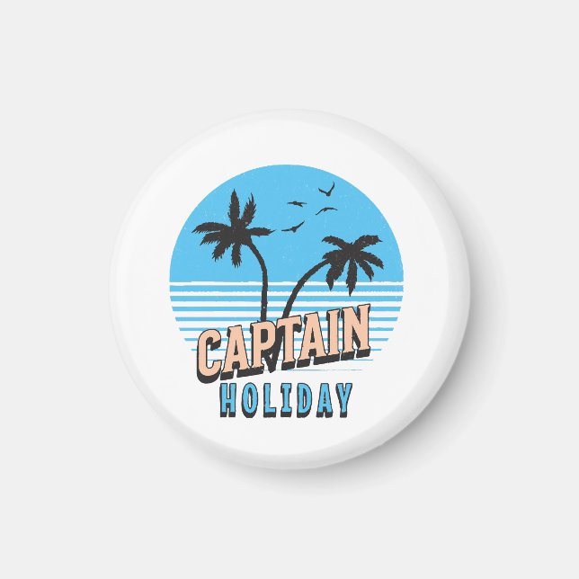 Imán Vacaciones de Capitán (Frente)