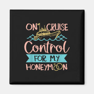 Imán Vacaciones de crucero de luna de miel Bride Groom