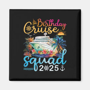 Imán Vacaciones de crucero familiar de la brigada de cr