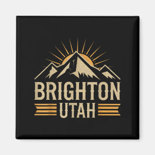 Imán vacaciones de esquí en la montaña Brighton utah es