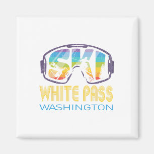 Imán Vacaciones de esquí en White P Washington
