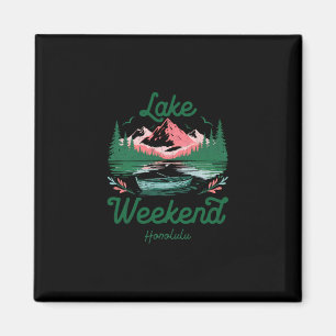 Imán Vacaciones de fin de semana en el lago Honolulu Ha