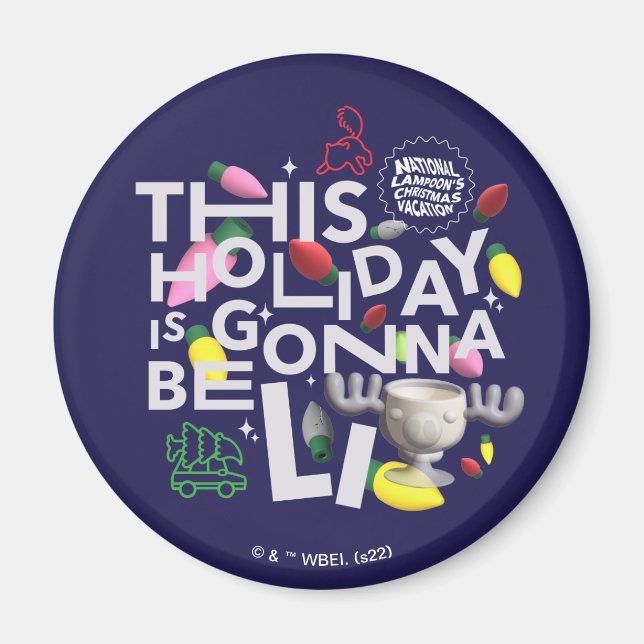 Imán Vacaciones de navidades | Esta festividad va a est (Frente)