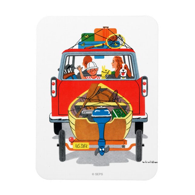 Imán Vacaciones de verano (Vertical)