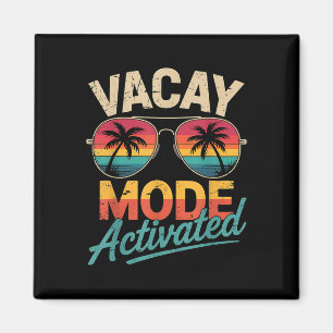 Imán Vacaciones de verano de camisetas activadas en mod