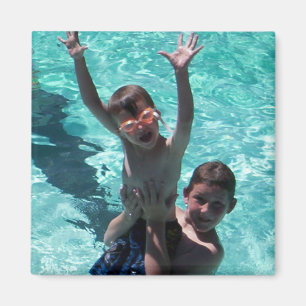 Imán Vacaciones de verano en la foto de los abuelos