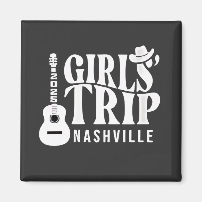 Imán Vacaciones de verano Girls Trip Nashville 2025  (Frente)