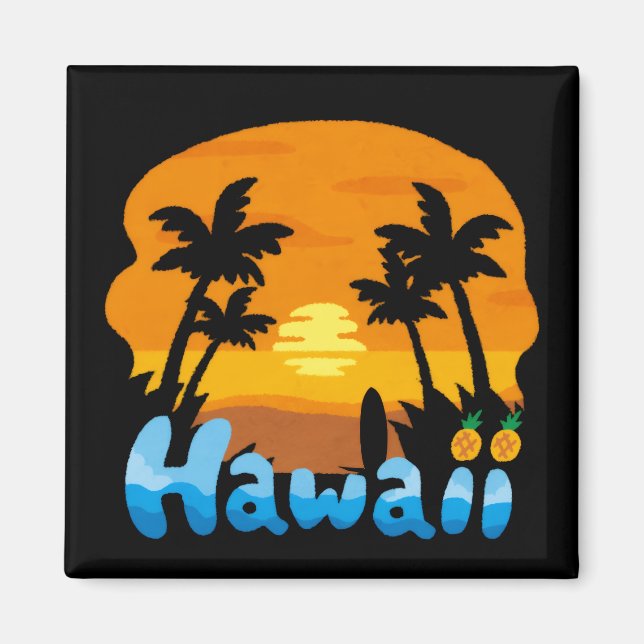 Imán Vacaciones en Hawái  (Frente)