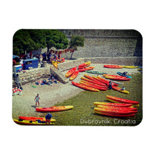 Imán Vacaciones en la pared oeste de Croacia