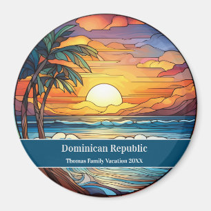 Imán Vacaciones en la playa de la República Dominicana
