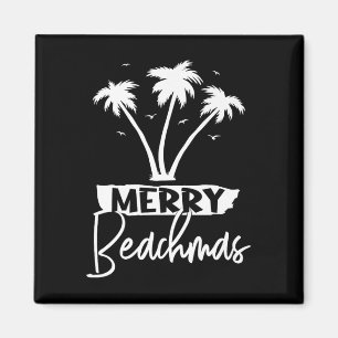 Imán Vacaciones en Playa de Palmeras de Morera Navidad