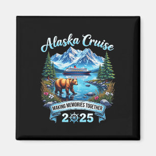 Imán Vacaciones familiares en Alaska 2025 crucero por A