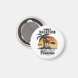 Imán Vacaciones Familiares Hawái 2026 Tropical