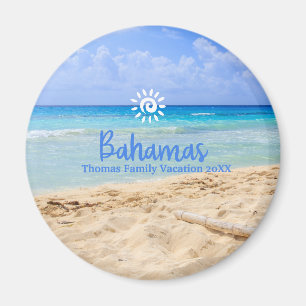 Imán Vacaciones familiares personalizadas en la playa d