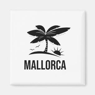 Imán Vacaciones Palma de Mallorca Atardecer Playa Océan