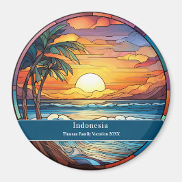 Imán Vacaciones personalizadas en la playa de Indonesia
