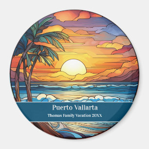 Imán Vacaciones personalizadas en la playa de Puerto Va