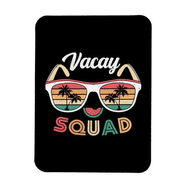Imán Vacaciones Vacay Squad Funny Beach Summer (Vertical)