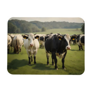 Imán Vacas en un campo