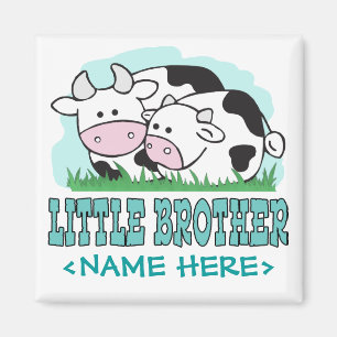 Imán Vacas lindas pequeño Brother