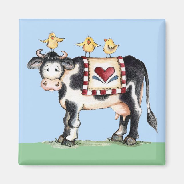 Imán Vacas y chicles (Frente)