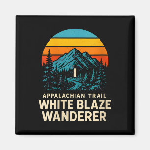 Imán Vagabunda de sendero de Appalachian blanco para mu