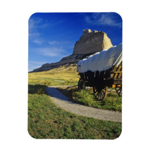 Imán vagón Conestoga en Scottsbluff National