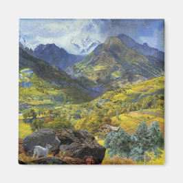 Imán Val d'Aosta (majestuoso paisaje alpino italiano)