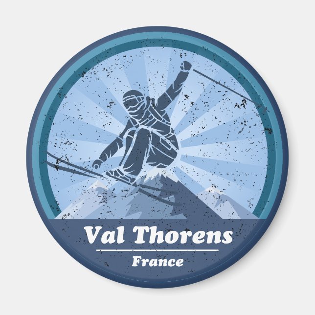 Imán Val Thorens Station de ski Skieur (Frente)