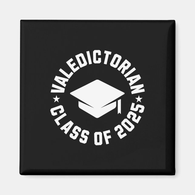 Imán Valedictorian Cl De 2025 Graduación (Frente)