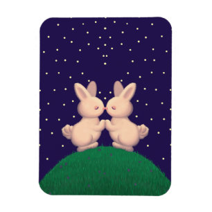 Imán Valentine Bunnies