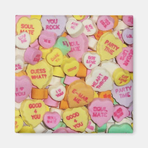 Imán Valentine Candy Hearts