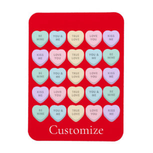 Imán Valentine Candy Hearts Thunder_Cove