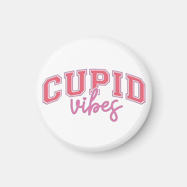 Imán Valentine Cupid Vibes (Frente)