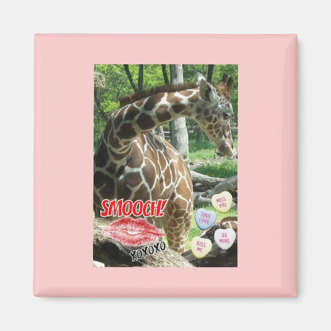 Imán Valentine Giraffe (Frente)