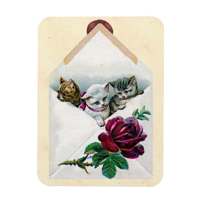 Imán Valentine Kittens (Vertical)