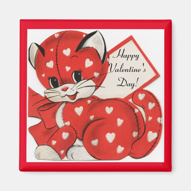 Imán Valentine Kitty (Frente)