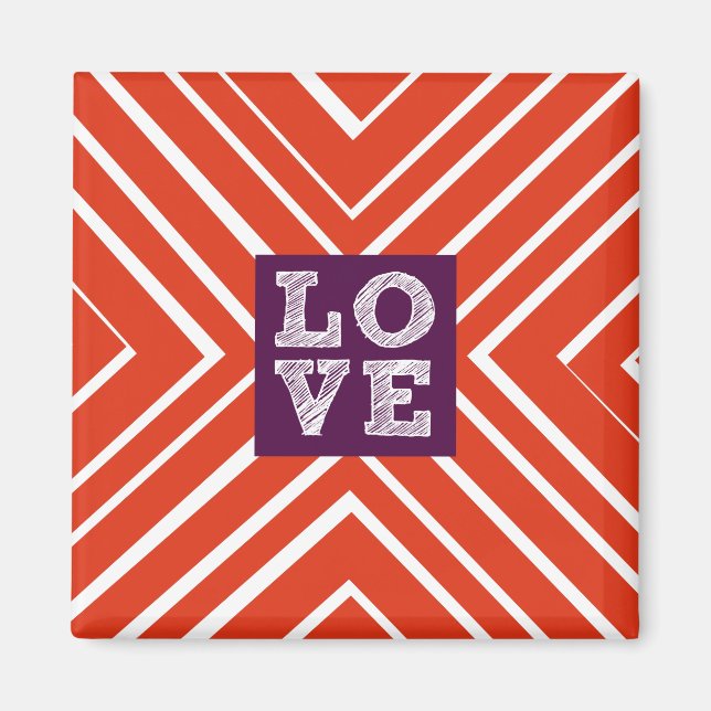 Imán Valentine LOVE Bullseye (Frente)