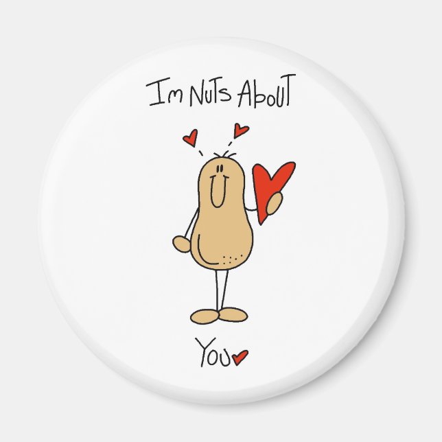 Imán Valentine Nuts Acerca De Ti (Frente)
