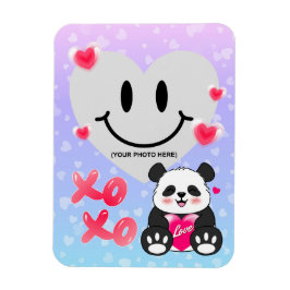 Imán Valentine Panda en el amor