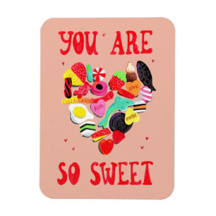 Imán Valentines, eres un corazón de dulces caramelos