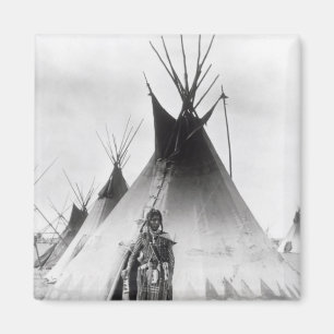 Imán Valiente Blackfoot, cerca de Calgary, Alberta,